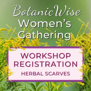 2026 Workshop - Herbal Scarves with Heidi Benard (Pre-registration required)